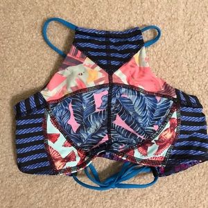Maaji XL swim top reversible